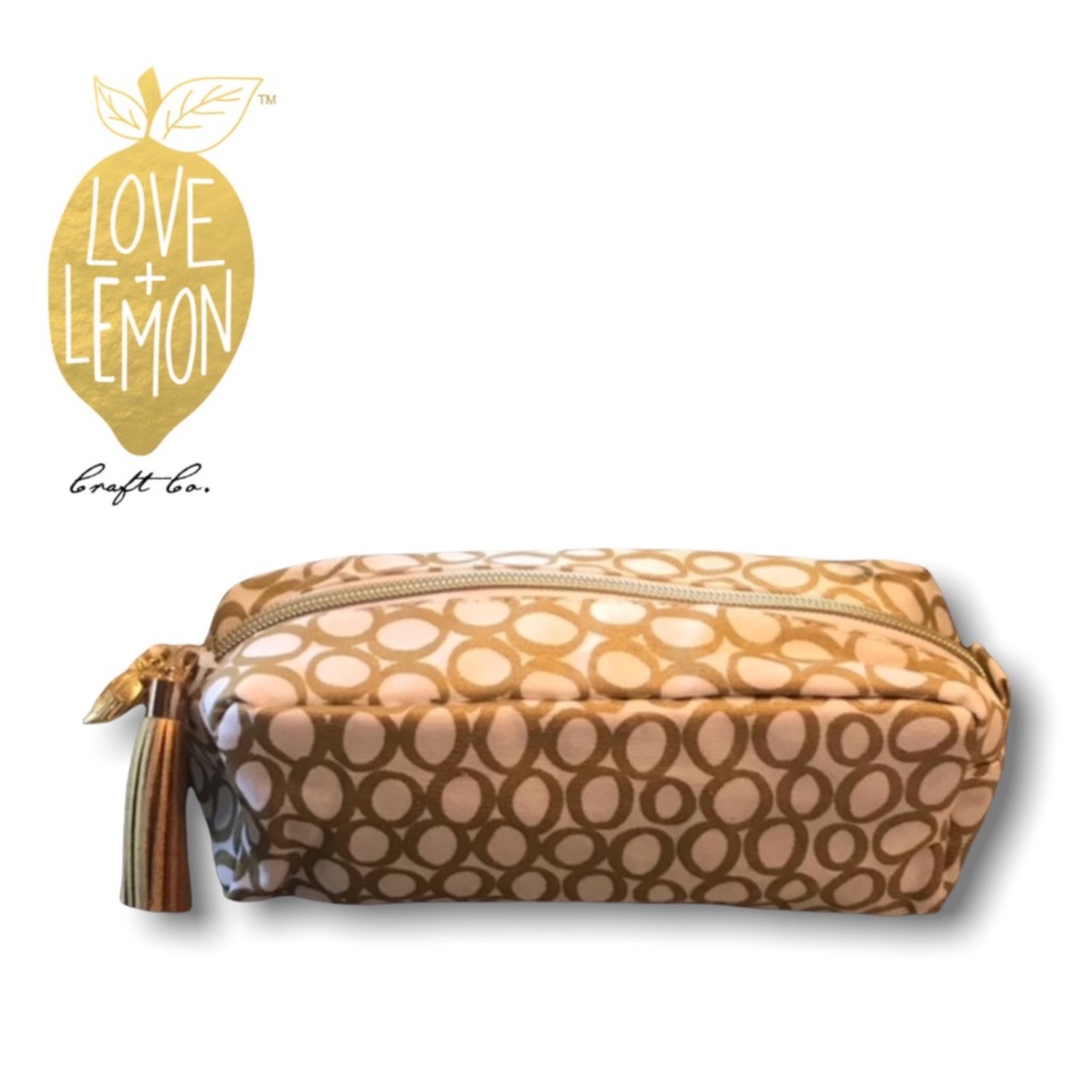 Love + Lemon Crafting Co Zipper Pouch with Tassel